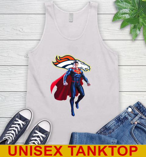 NFL Superman DC Sports Football Denver Broncos Tank Top