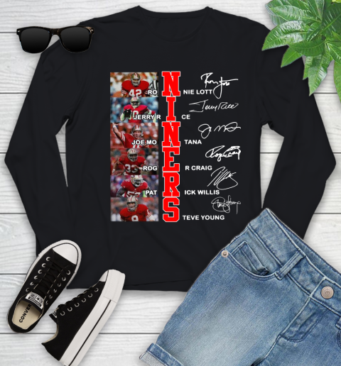 Niners Player Name And Signature San Francisco 49ers Shirts 113
