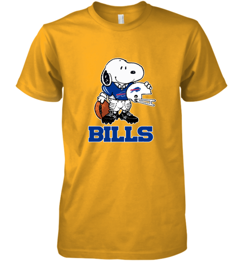 Snoopy A Strong And Proud Buffalo Bills Player NFL Premium Men's T-Shirt