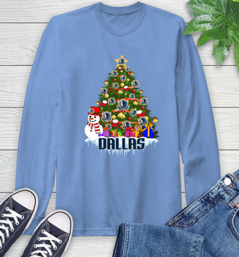 Dallas Mavericks Merry Christmas NBA Basketball Sports Long Sleeve T-Shirt 11