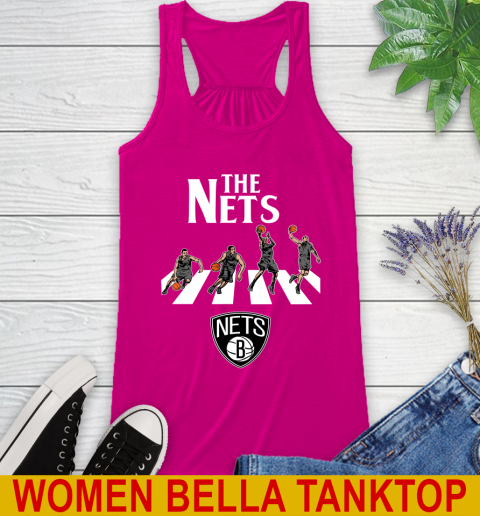 NBA Basketball Brooklyn Nets The Beatles Rock Band Shirt Racerback Tank 6