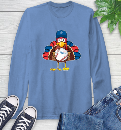Los Angeles Dodgers Turkey thanksgiving Long Sleeve T-Shirt 11