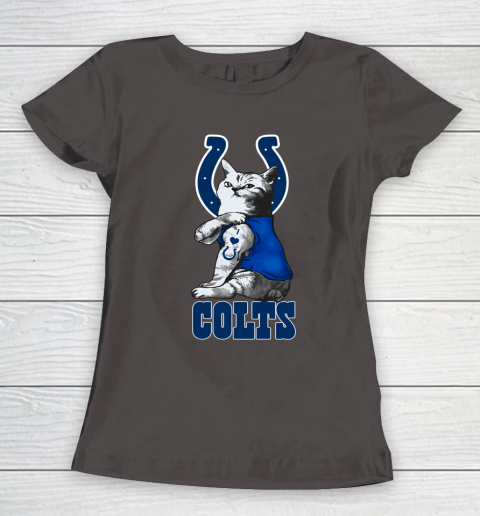 NFL Football My Cat Loves Indianapolis Colts Women's T-Shirt 7