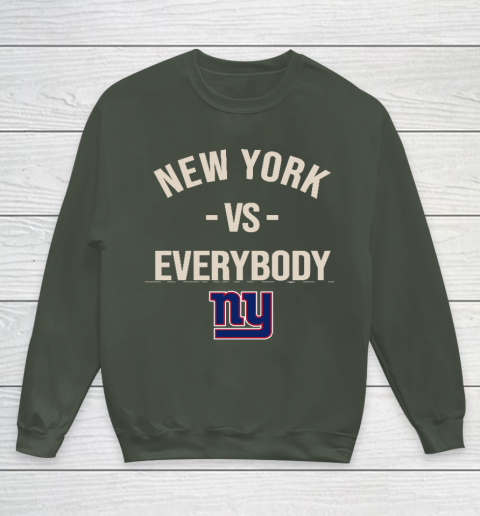 New York Giants Vs Everybody Youth Sweatshirt 8