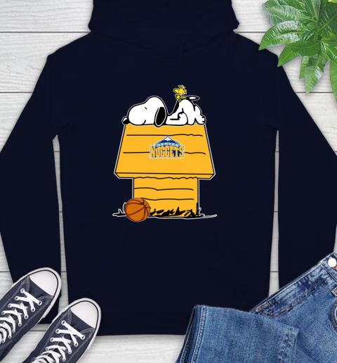 Denver Nuggets NBA Basketball Snoopy Woodstock The Peanuts Movie Hoodie 4