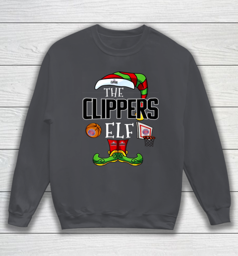 LA Clippers Christmas ELF Funny NBA Sweatshirt 4