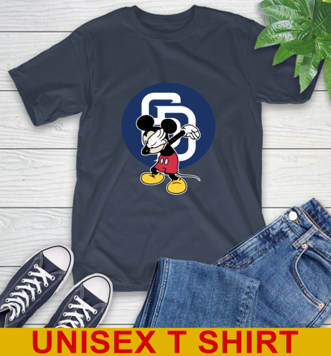 San Diego Padres MLB Baseball Dabbing Mickey Disney Sports T-Shirt 4
