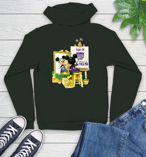 NBA Basketball Sacramento Kings Mickey Drawing Shirt 134