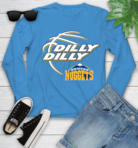NBA Denver Nuggets Dilly Dilly Basketball Sports Youth Long Sleeve 7