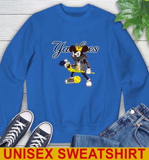 New York Yankees MLB Baseball Mickey Peace Sign Sports Sweatshirt 9