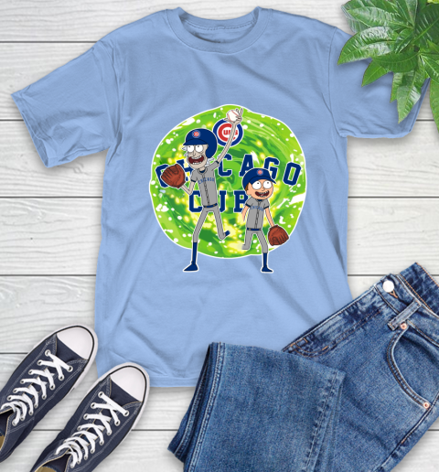 MLB Chicago Cubs Rick And Morty Baseball Sports T-Shirt 11