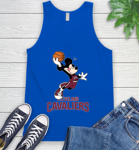 NBA Basketball Cleveland Cavaliers Cheerful Mickey Mouse Shirt Tank Top 5