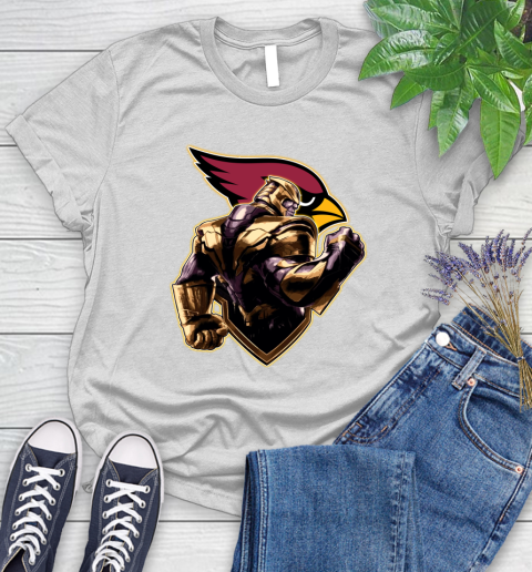 NFL Thanos Avengers Endgame Football Sports Arizona Cardinals Women's T-Shirt