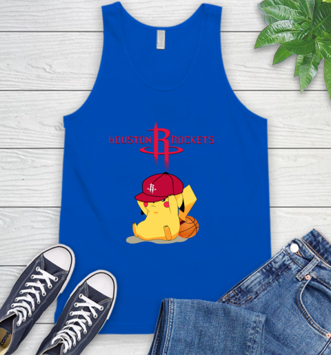 NBA Pikachu Basketball Sports Houston Rockets Tank Top 5