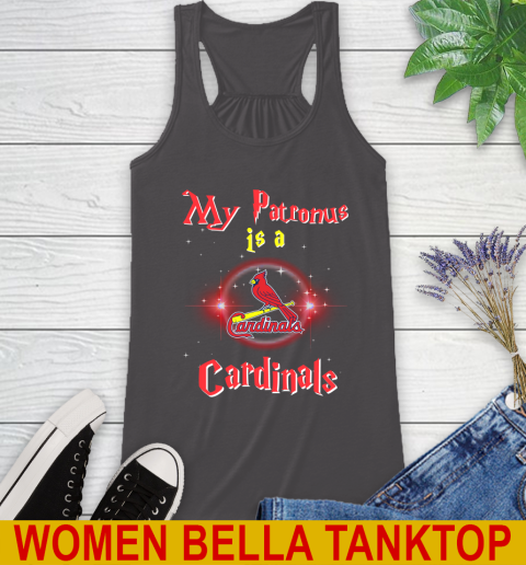MLB Baseball Harry Potter My Patronus Is A St.Louis Cardinals Racerback Tank 10