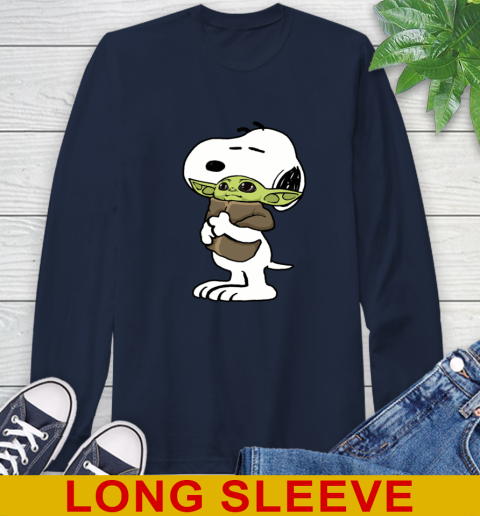 Snoopy Hugging Baby Yoda Shirt 61