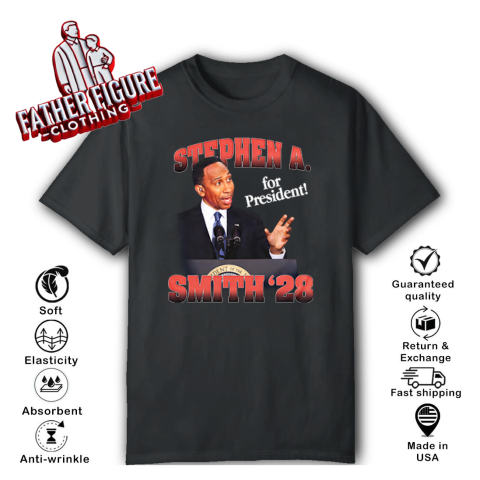 Stephen A. Smith 28 For President T-Shirt
