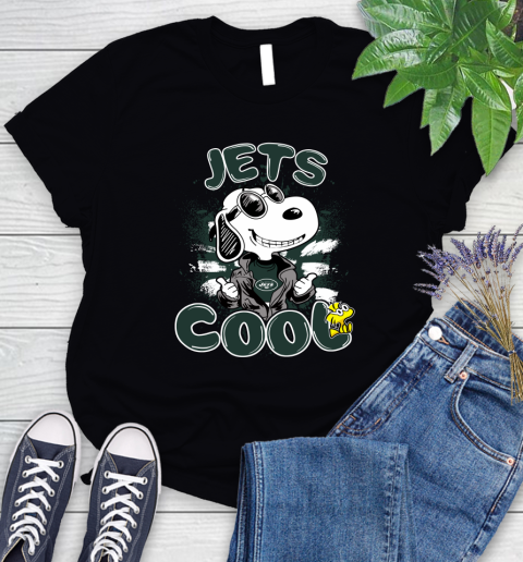 NFL Football New York Jets Cool Snoopy Shirt Women's T-Shirt
