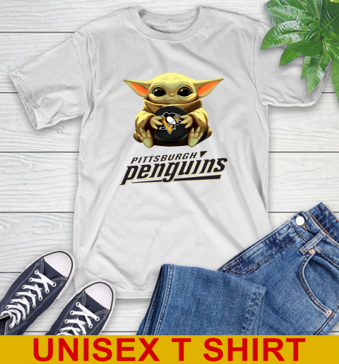 NHL Hockey Pittsburgh Penguins Star Wars Baby Yoda Shirt