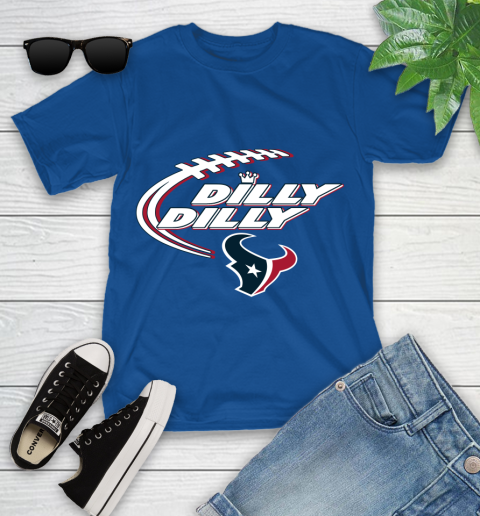 NFL Houston Texans Dilly Dilly Football Sports Youth T-Shirt 9