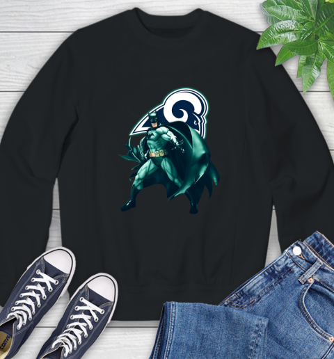 NFL Batman Football Sports Los Angeles Rams Sweatshirt 2