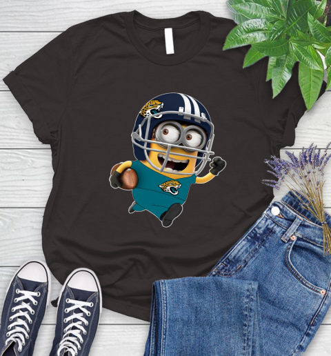 NFL Jacksonville Jaguars Minions Disney Football Sports Women's T-Shirt 8