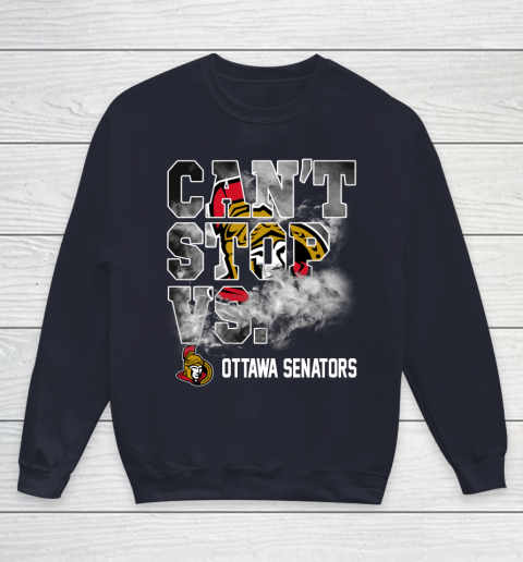 NHL Ottawa Senators Hockey Can't Stop Vs Youth Sweatshirt 2