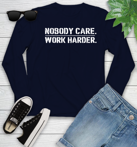 Lamar Jackson Nobody Cares Work Harder Youth Long Sleeve 2