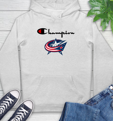 NHL Hockey Columbus Blue Jackets Champion Shirt Hoodie
