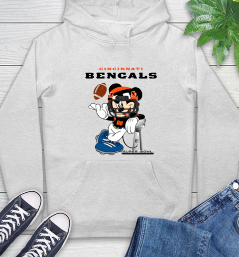 NFL Cincinnati Bengals Mickey Mouse Disney Super Bowl Football T Shirt Hoodie
