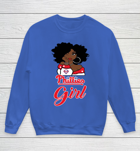 Philadelphia Philliess Girl MLB Youth Sweatshirt 8