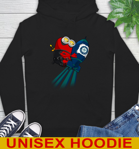 MLB Baseball Seattle Mariners Deadpool Minion Marvel Shirt Hoodie