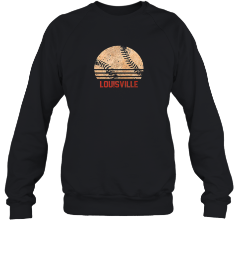 Vintage Baseball Louisville Shirt Cool Softball Gift Sweatshirt