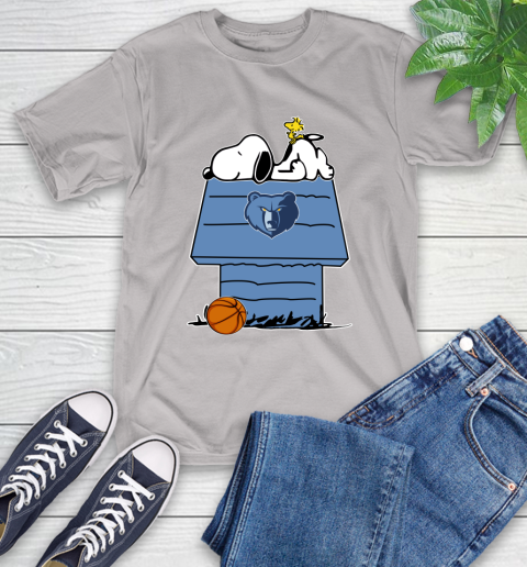 Memphis Grizzlies NBA Basketball Snoopy Woodstock The Peanuts Movie T-Shirt 12