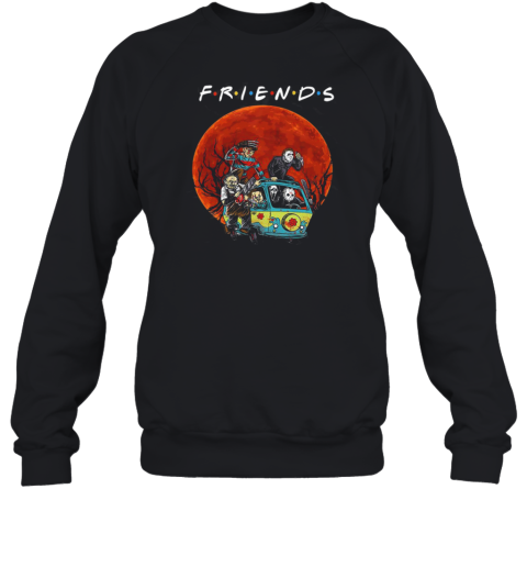 Halloween Horror Characters Friends Sweatshirt