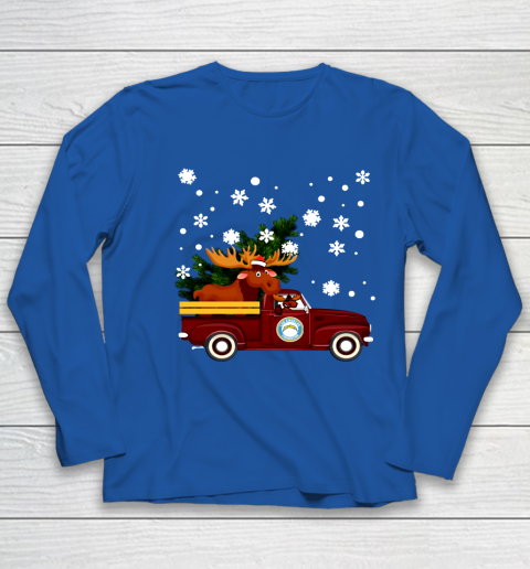 Los Angeles Chargers Bring Christmas Home NFL Youth Long Sleeve 7