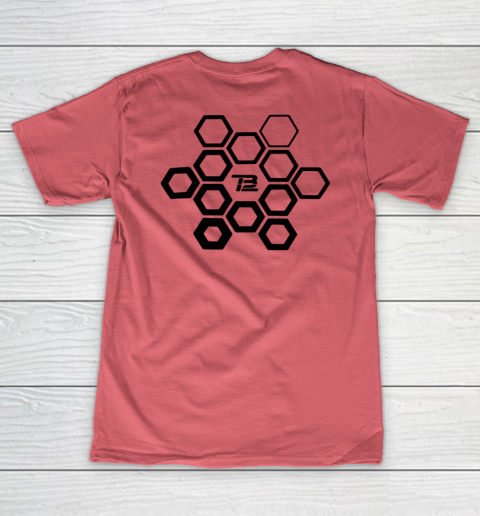 Tb X Tb Print In Front And Back Women's V-Neck T-Shirt 11