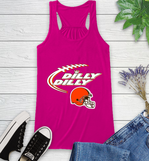 NFL Cleveland Browns Dilly Dilly Football Sports Racerback Tank 8