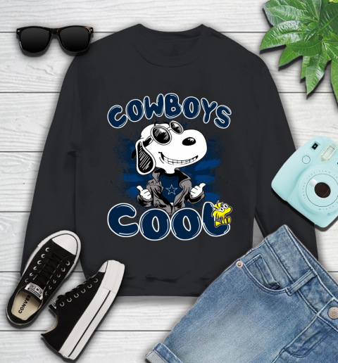NFL Football Dallas Cowboys Cool Snoopy Shirt Youth Sweatshirt