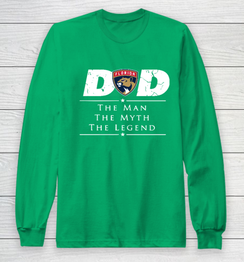 Florida Panthers NHL Ice Hockey Dad The Man The Myth The Legend Long Sleeve T-Shirt 4