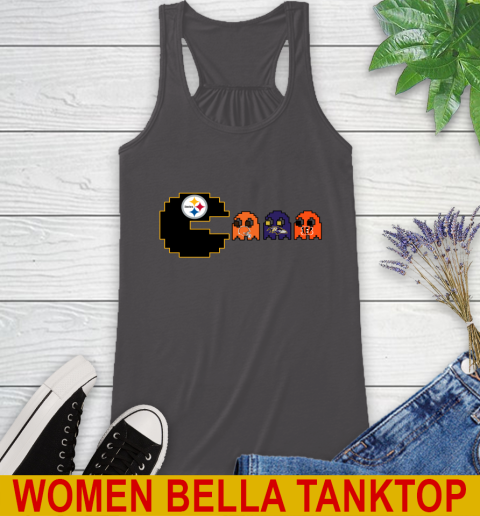 Pittsburgh Steelers NFL Football Pac Man Champion Racerback Tank 12
