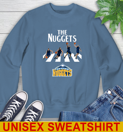 NBA Basketball Denver Nuggets The Beatles Rock Band Shirt Sweatshirt 10