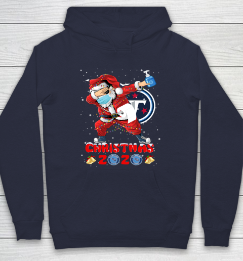 Tennessee Titans Funny Santa Claus Dabbing Christmas 2020 NFL Hoodie 2
