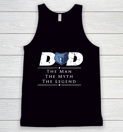 Memphis Grizzlies NBA Basketball Dad The Man The Myth The Legend Tank Top