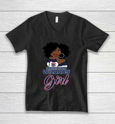 Washington Wizards Girl NBA V-Neck T-Shirt