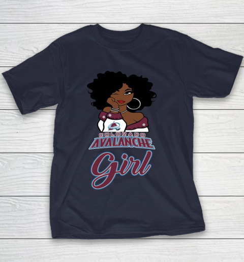 Colorado Avalanche Girl NHL Youth T-Shirt 4