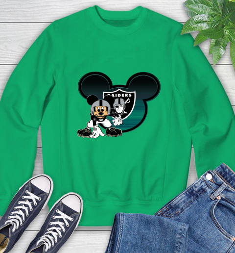 NFL Oakland Raiders Mickey Mouse Disney Football T Shirt Sweatshirt 6