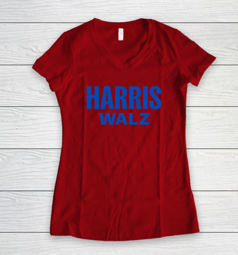 Harris Walz Women's V-Neck T-Shirt 5