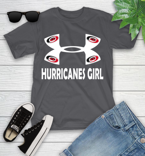 NHL Carolina Hurricanes Girl Under Armour Hockey Sports Youth T-Shirt 6