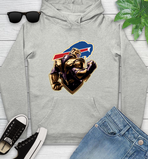 NFL Thanos Avengers Endgame Football Sports Buffalo Bills Youth Hoodie